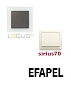 Mecanismos de empotrar Efapel - Logus90 - Sirius70
