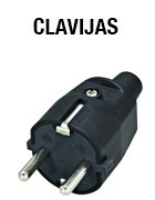 Clavijas domesticas para conexiónes eléctricas
